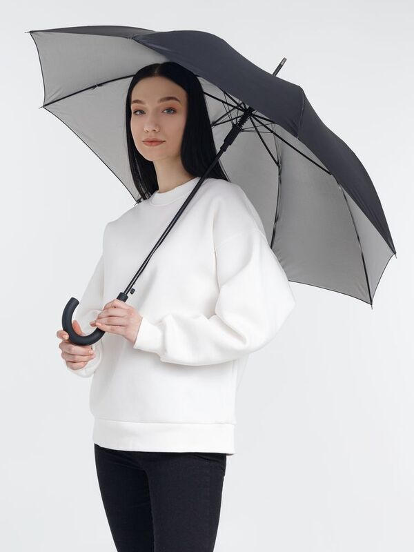 Зонт-трость Silverine, черный арт.17906.30