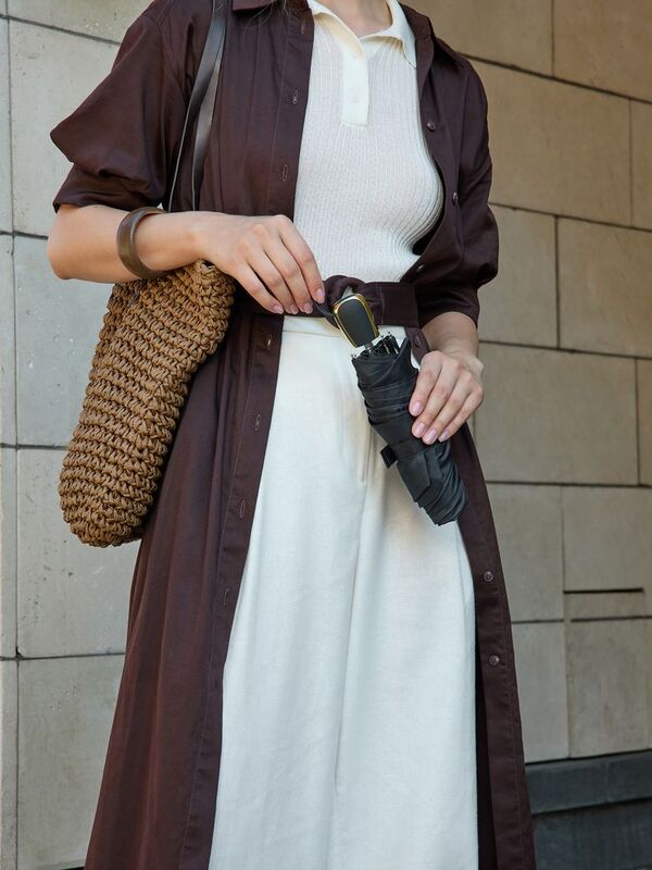 Зонт складной Nicety, бежевый арт.15841.00