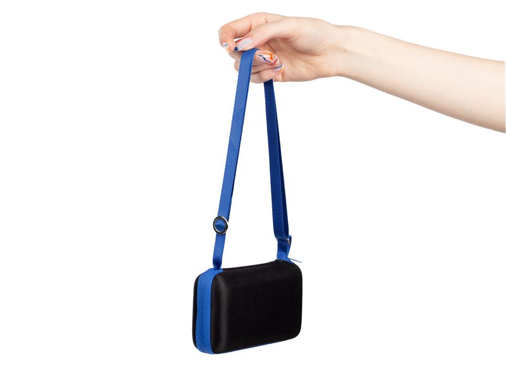 Зонт складной Color Action, в кейсе, синий арт.15842.40