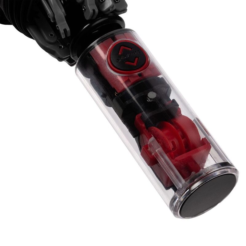 Зонт наоборот складной Futurum со светоотражающим кантом, черный арт.15844.30