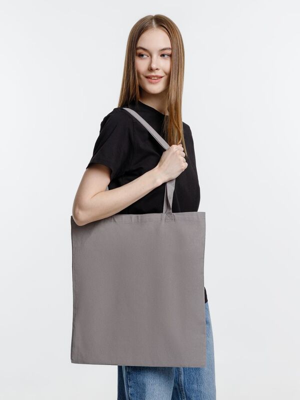 Холщовая сумка Optima 135, серая арт.5452.10