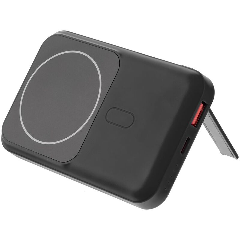 Магнитный беспроводной аккумулятор Top Force, 10 000 мАч, черный арт.23103.30