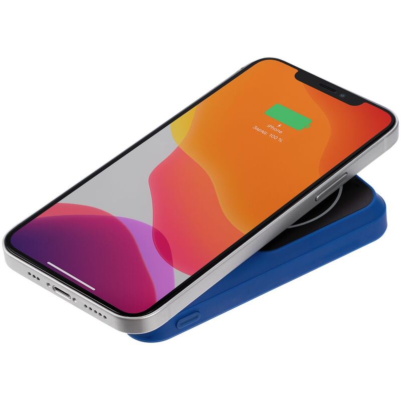 Магнитный беспроводной аккумулятор Top Force, 10000 мАч, синий арт.23103.40