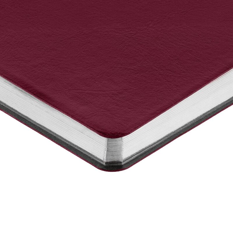 Ежедневник Nebraska Flex, недатированный, бордовый с серебристым арт.22008.55