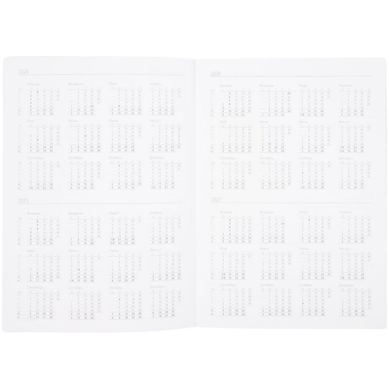 Ежедневник Nebraska Flex, недатированный, бордовый с серебристым арт.22008.55