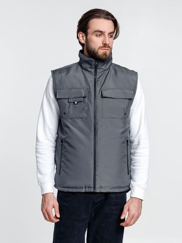Жилет мужской Stockholm, серый арт.16270.10
