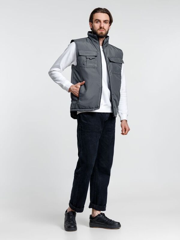 Жилет мужской Stockholm, серый арт.16270.10