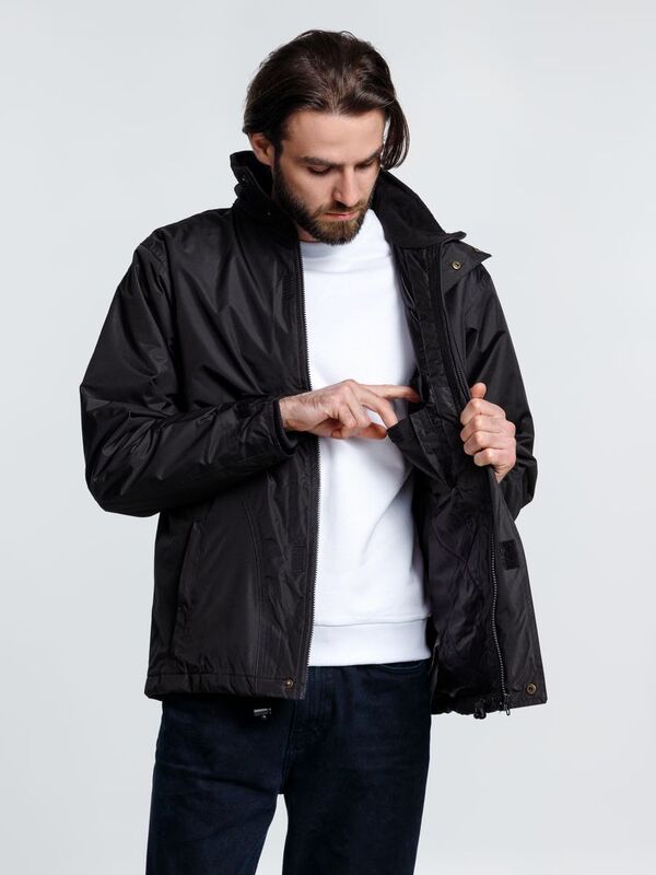 Парка унисекс Liubliana, черная арт.16273.30