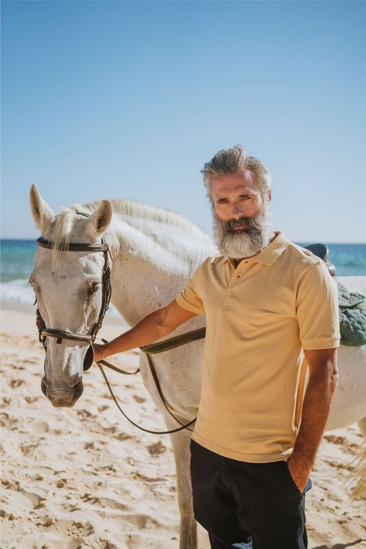 Рубашка поло мужская Adam, белая арт.16274.60