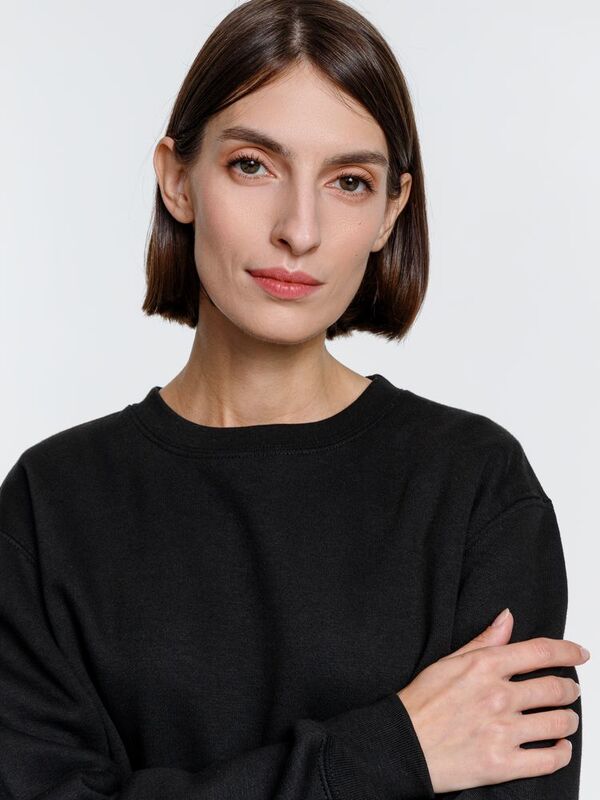 Свитшот унисекс Delta, черный арт.16275.30