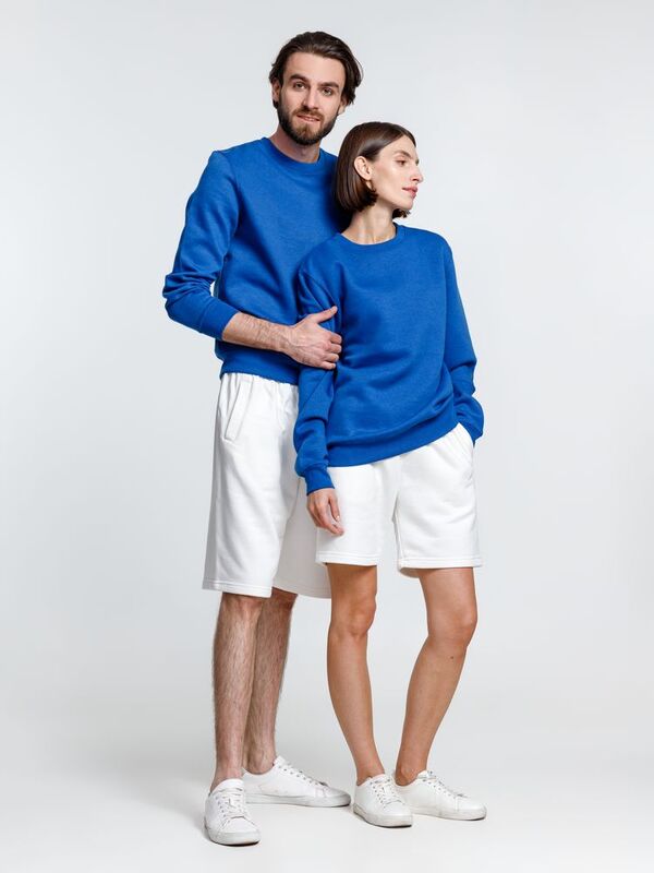 Свитшот унисекс Delta, ярко-синий арт.16275.44