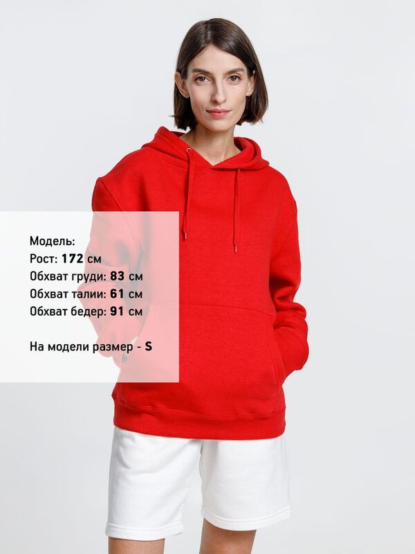 Худи унисекс Phoenix, красное арт.16276.50