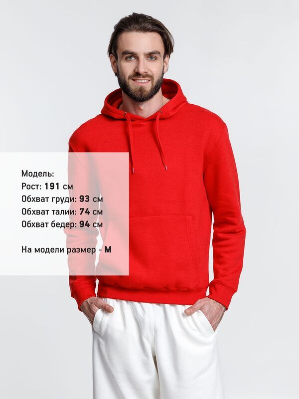 Худи унисекс Phoenix, красное арт.16276.50