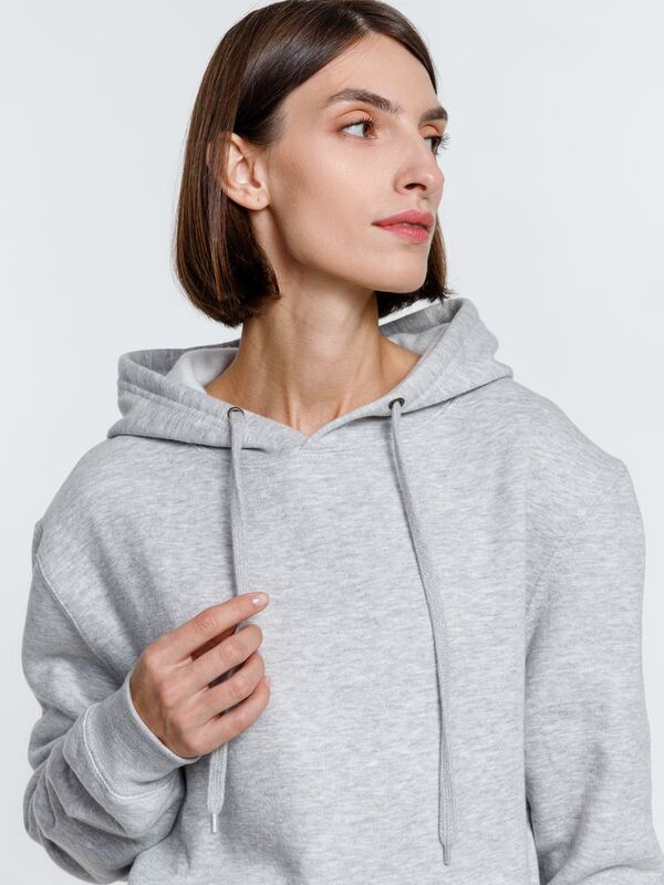 Худи унисекс Phoenix, серый меланж арт.16276.11