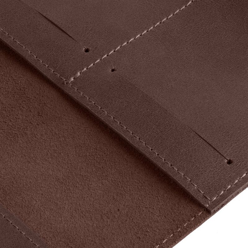 Обложка для паспорта Apache, ver.2, темно-коричневая арт.23437.51