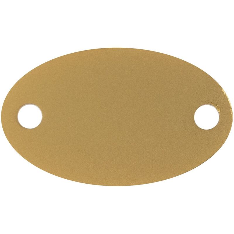 Шильдик металлический Alfa Oval, золотистый арт.13843.00