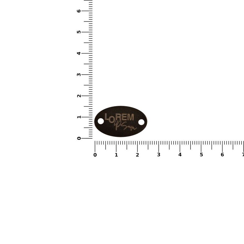 Шильдик металлический Alfa Oval, серый металлик арт.13843.13