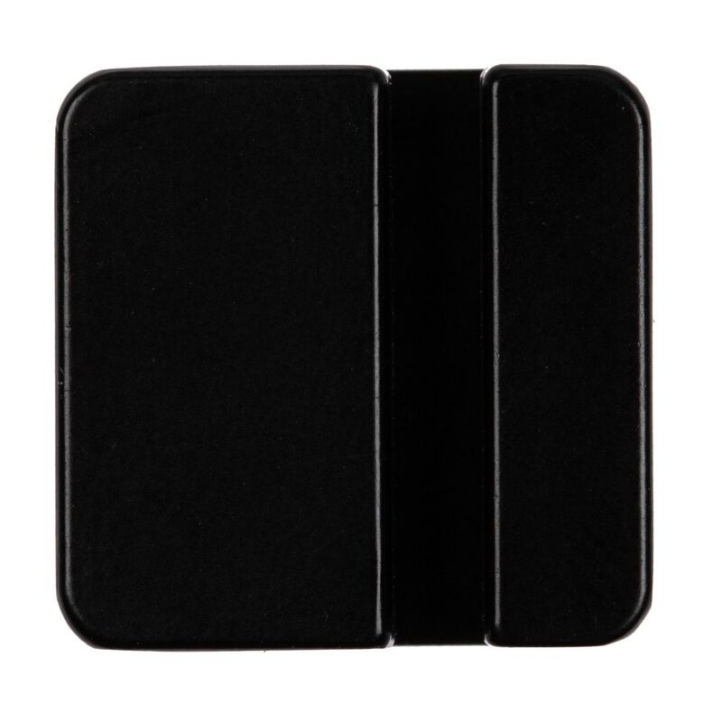 Квадратный шильдик на резинку Epoxi, черный арт.16251.30