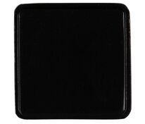 Квадратный шильдик на резинку Epoxi, черный арт.16251.30