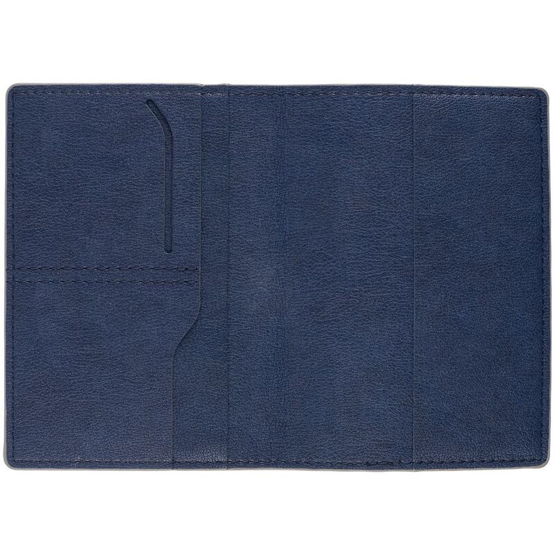 Обложка для паспорта Petrus, синяя арт.15526.40