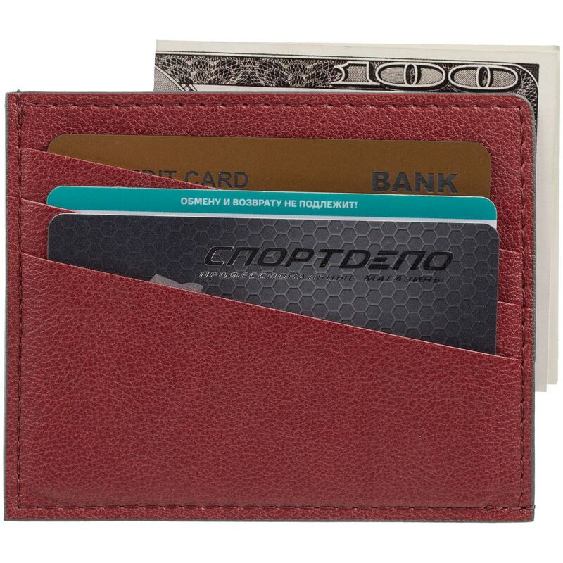 Чехол для карточек Petrus, красный арт.15528.50