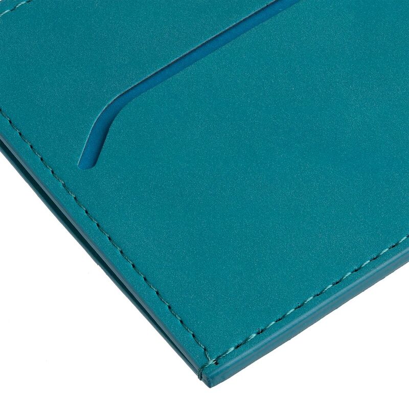 Чехол для карточек Nubuk, бирюзовый арт.18081.49