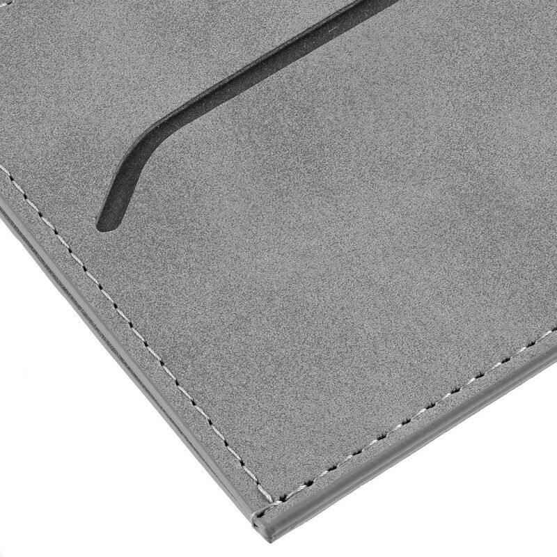 Чехол для карточек Nubuk, светло-серый арт.18081.11