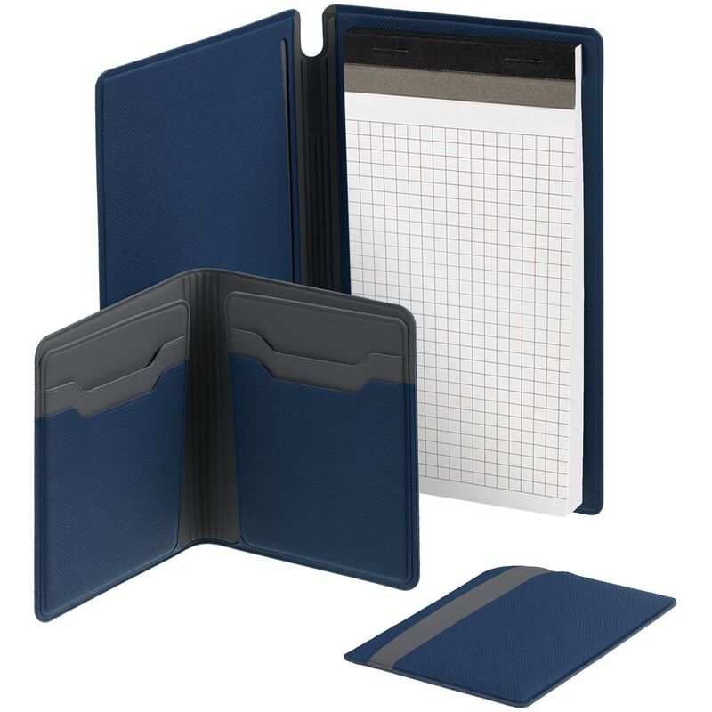 Картхолдер с отделением для купюр Dual, синий арт.15623.41