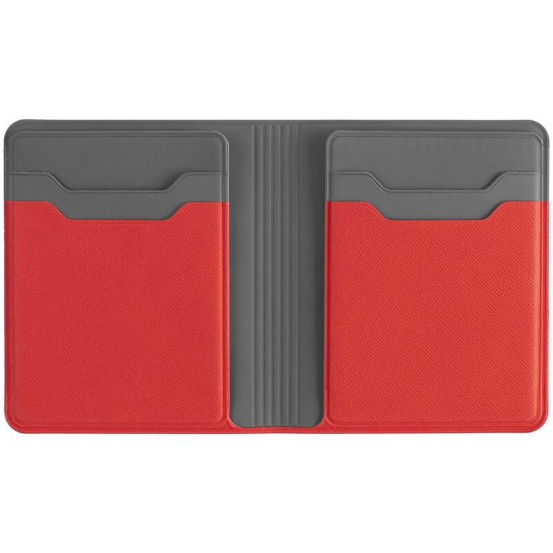 Картхолдер с отделением для купюр Dual, красный арт.15623.51