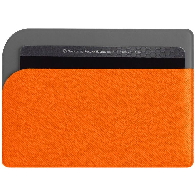 Чехол для карточек Dual, оранжевый арт.15624.21