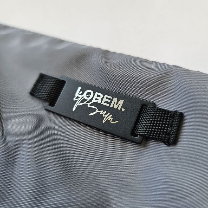 Шильдик металлический Kova, черный арт.16509.30