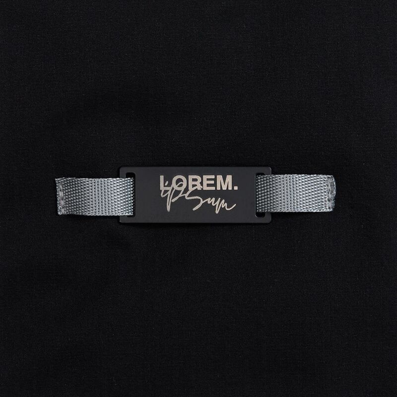 Шильдик металлический Kova, черный арт.16509.30