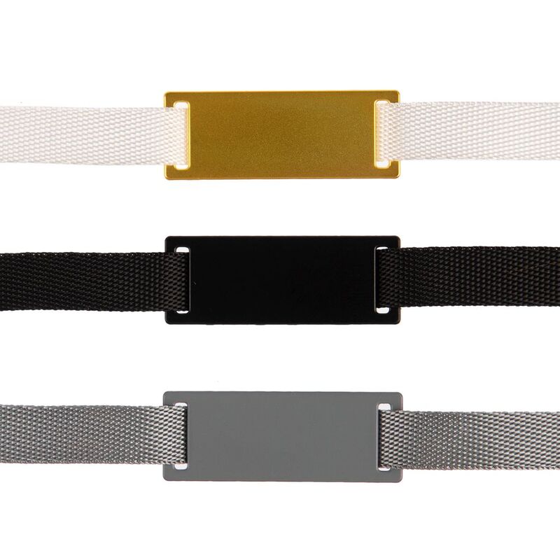 Шильдик металлический Kova, зеленый неон арт.16509.94