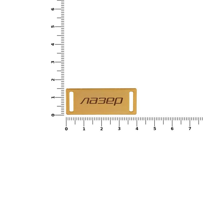 Шильдик металлический Kova, золотистый арт.16509.00