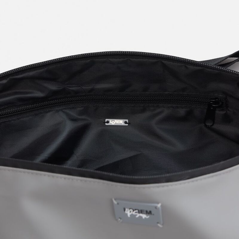 Шильдик металлический Alfa Liten, серый арт.13844.11