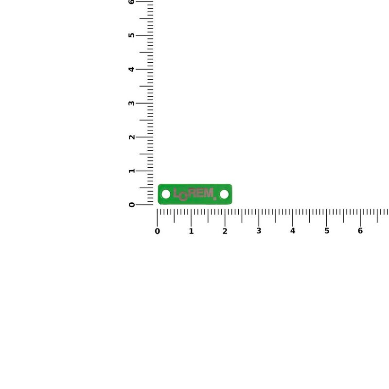 Шильдик металлический Alfa Liten, зеленый неон арт.13844.94