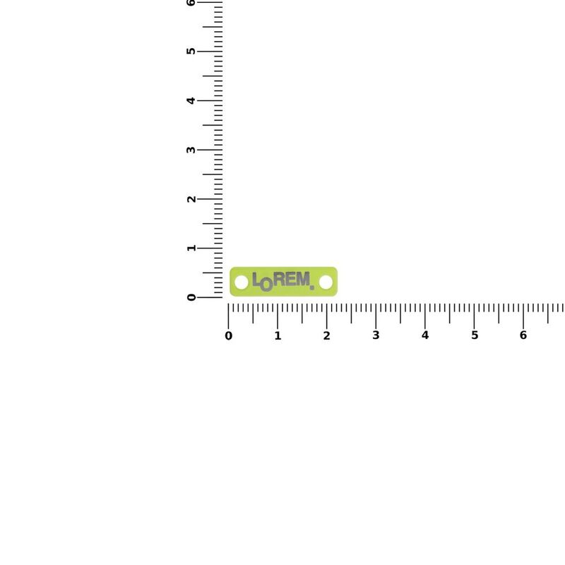 Шильдик металлический Alfa Liten, желтый неон арт.13844.89