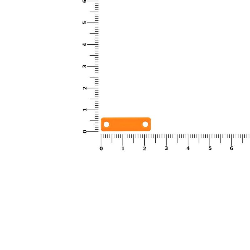 Шильдик металлический Alfa Liten, оранжевый неон арт.13844.22