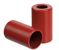 Пара наконечников для шнурка Tizzle, красные арт.16517.50