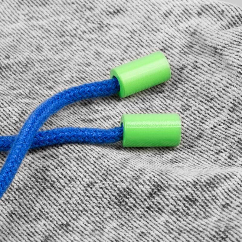 Пара наконечников для шнурка Tizzle, зеленый неон арт.16517.94