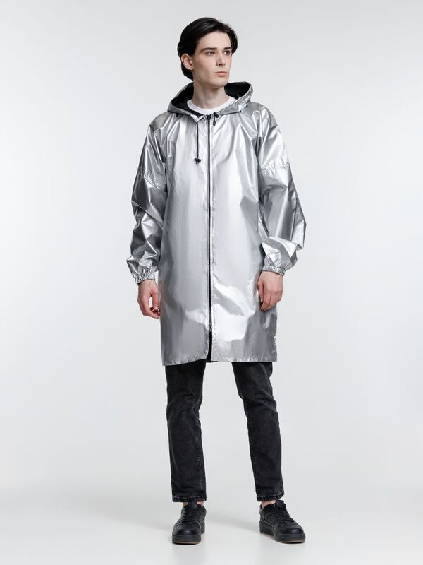 Дождевик Palladio Pockets, серебристый арт.23877.11