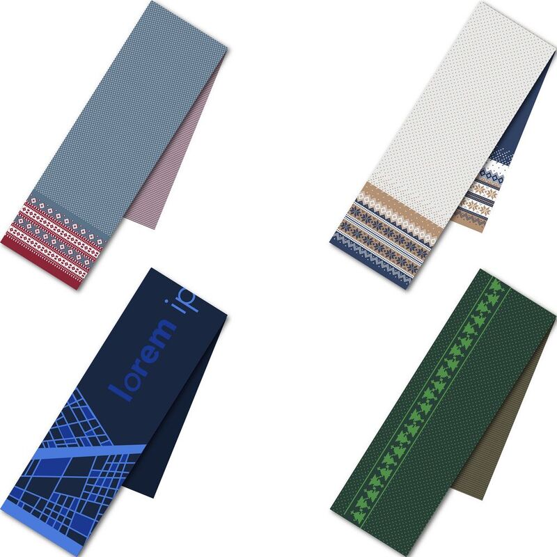 Шарф Joyful на заказ, XL, полушерсть арт.18873.02