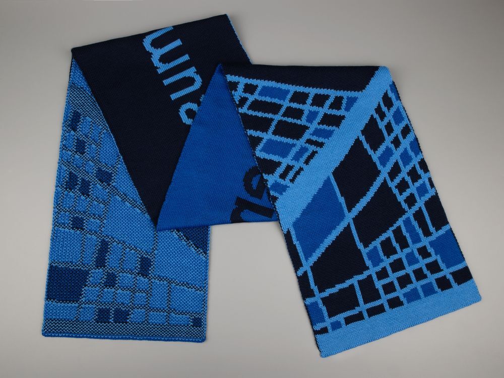 Шарф Joyful на заказ, XL, полушерсть арт.18873.02