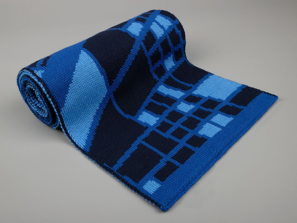 Шарф Joyful на заказ, XL, полушерсть арт.18873.02