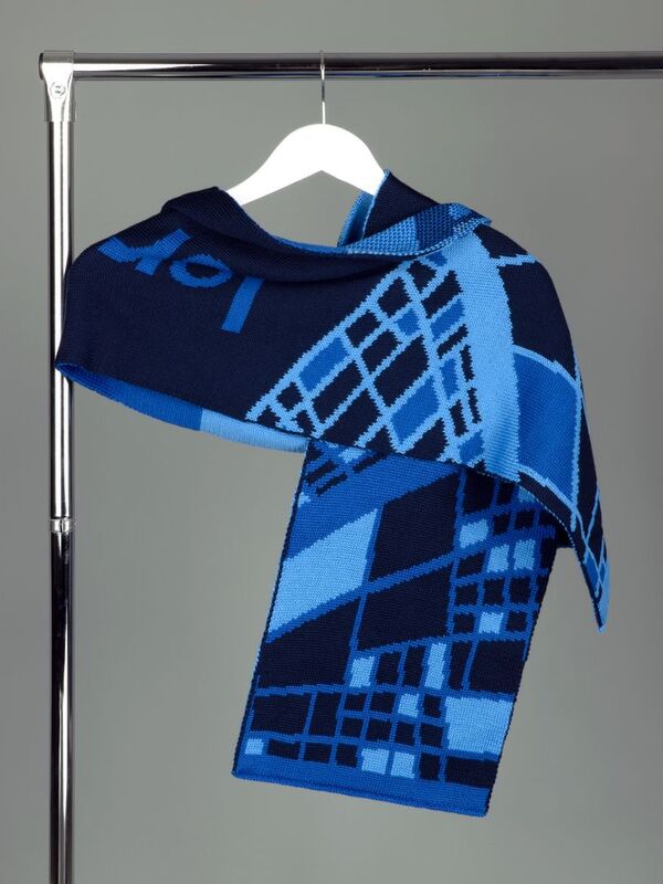 Шарф Joyful на заказ, XL, полушерсть арт.18873.02