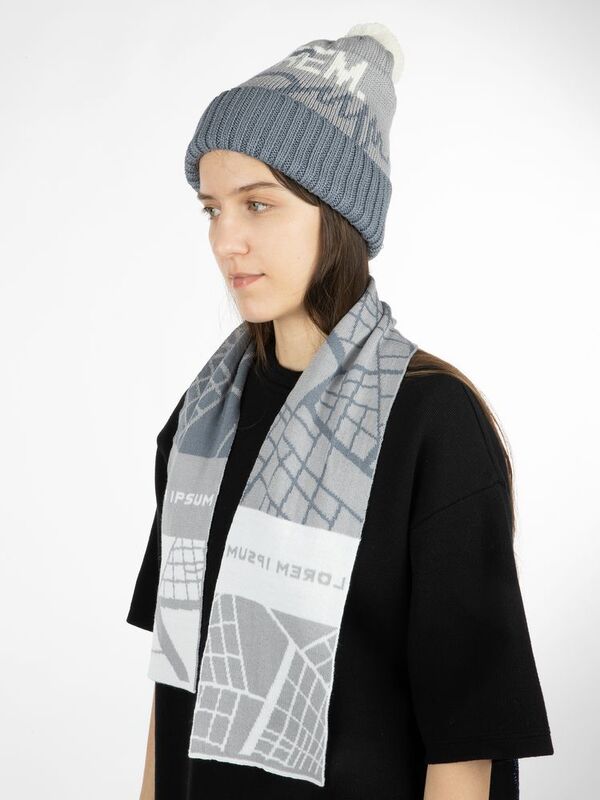 Шапка Joyful на заказ, полушерсть арт.19014.02