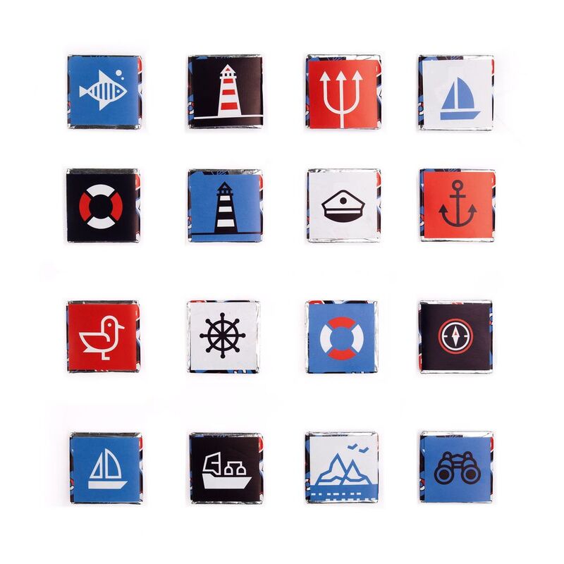 Набор с горьким шоколадом Industry, морская арт.15699.03