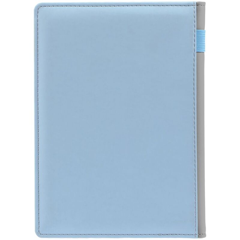 Ежедневник Spain Shall, недатированный, голубой с серым арт.16403.14