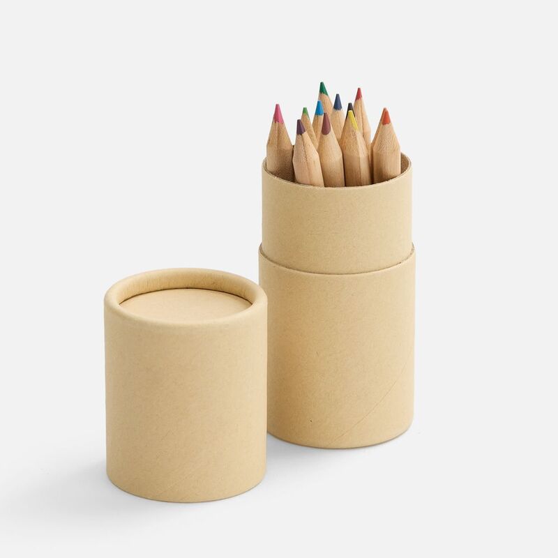 Набор цветных карандашей Pencilvania Tube Plus, крафт арт.15634.00