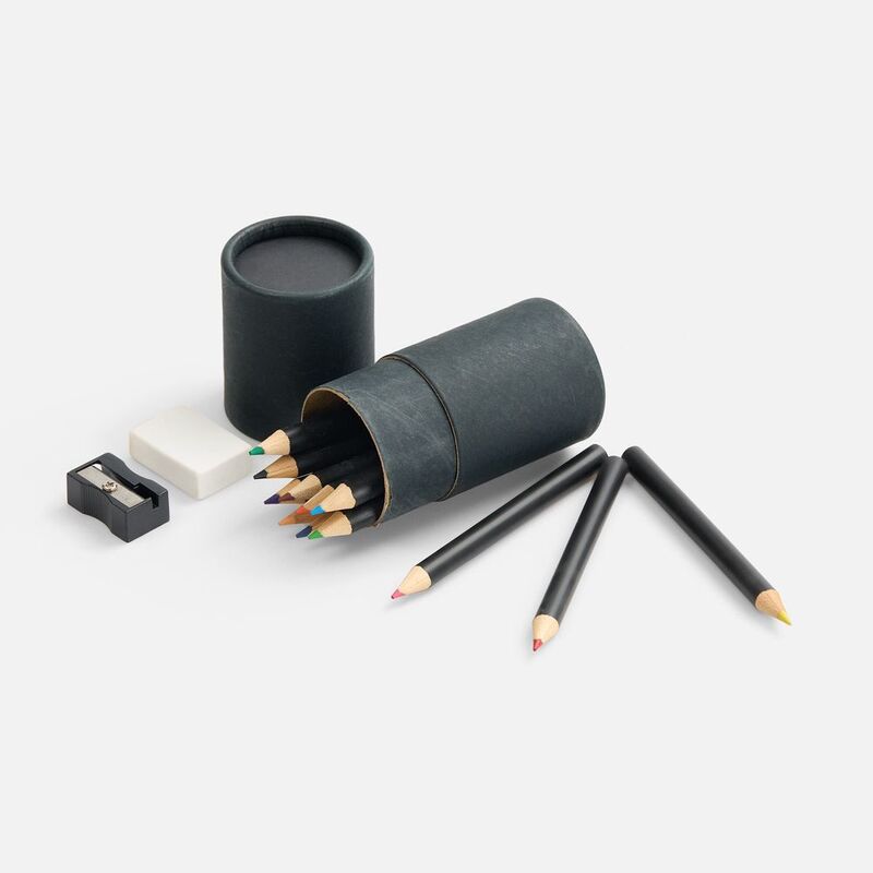 Набор цветных карандашей Pencilvania Tube Plus, черный арт.15634.30